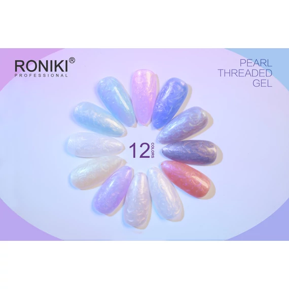 Roniki Pearl threaded széria TPO free - 06 rózsaszín gyöngyház gél lakk