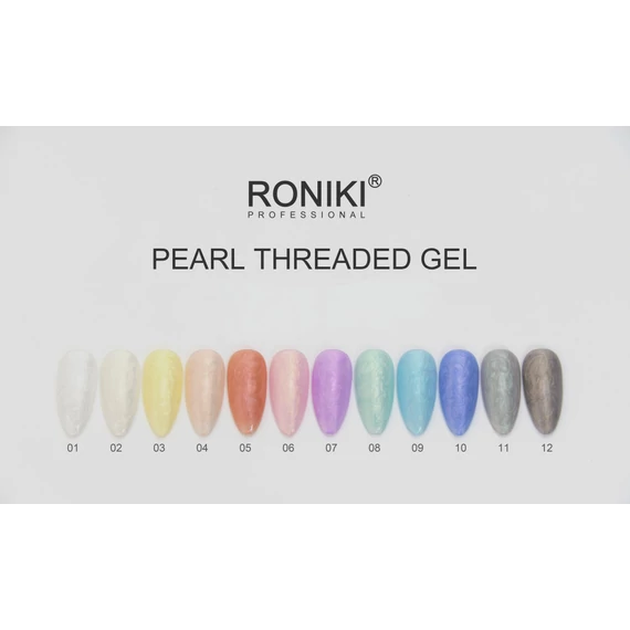 Roniki Pearl threaded széria TPO free - 06 rózsaszín gyöngyház gél lakk