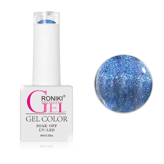 Roniki Fantasy sprite cat eye gél lakk 11 - mágnesezhető