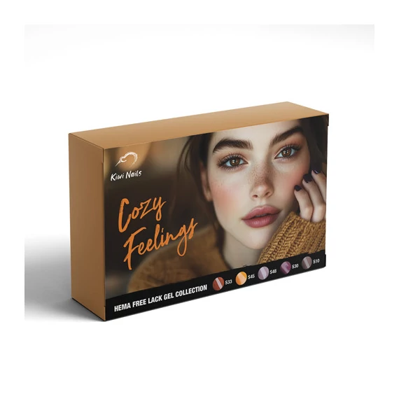 LackGel Kit Cozy Feelings 4 ml – gél lakk szett