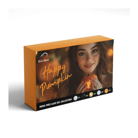 LackGel Kit HAPPY PUMKIN 8 ml – gél lakk szett