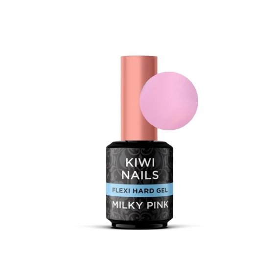 Flexi Hard Gel Milky Pink - erősített géllakk alap