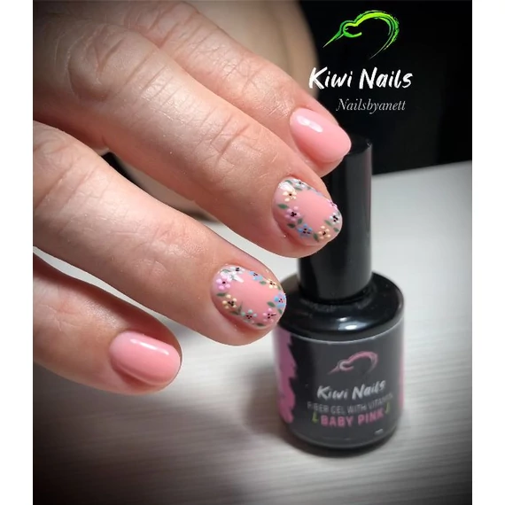 FIBER GEL WITH VITAMIN BABY PINK- erősített géllakk alap