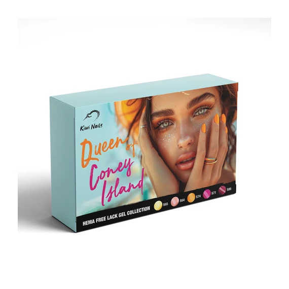 LackGel Kit Queen of Coney Island 4 ml – gél lakk szett