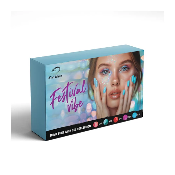 LackGel Kit Festival vibe 4 ml – gél lakk szett