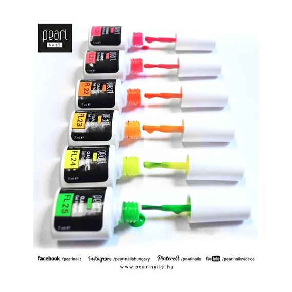 NeonLac FL21 gél lakk - neon piros