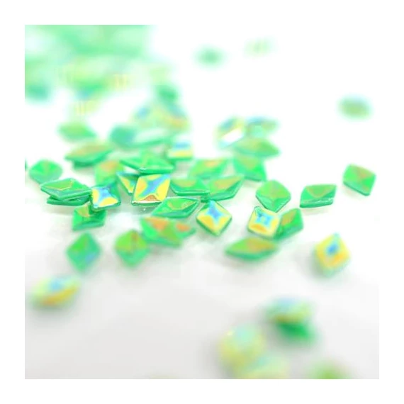 3D Gyémánt flitter - zöld G6