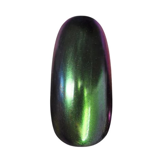5D Galaxy Cat Eye Powder - Green-purple