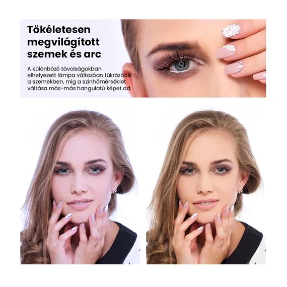 PULUZ LED körlámpa / szelfi lámpa telefontartóval