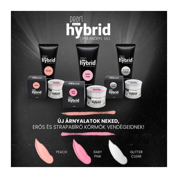 hybrid PolyAcryl Gel - Baby Pink - 15ml