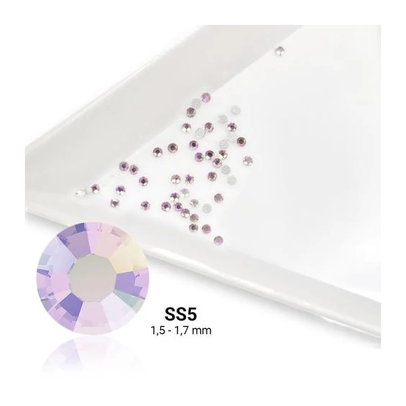 Strasszkő SS5 223 AB Light Pink - 50db