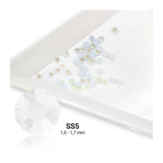 Strasszkő SS5 LU02 White - Glow in the dark - 50db