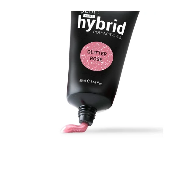 hybrid PolyAcryl Gel - Glitter Rose - 50ml