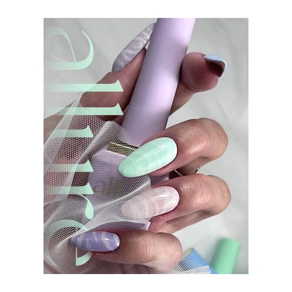 allure 127 prémium pasztell almazöld gél lakk