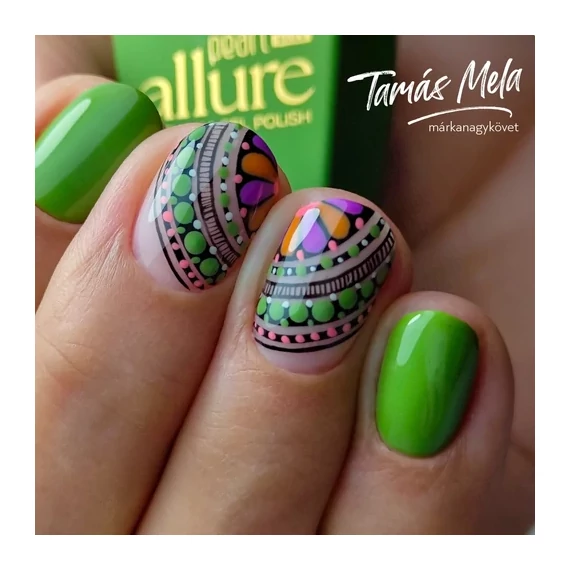 allure 047 prémium uborkazöld gél lakk